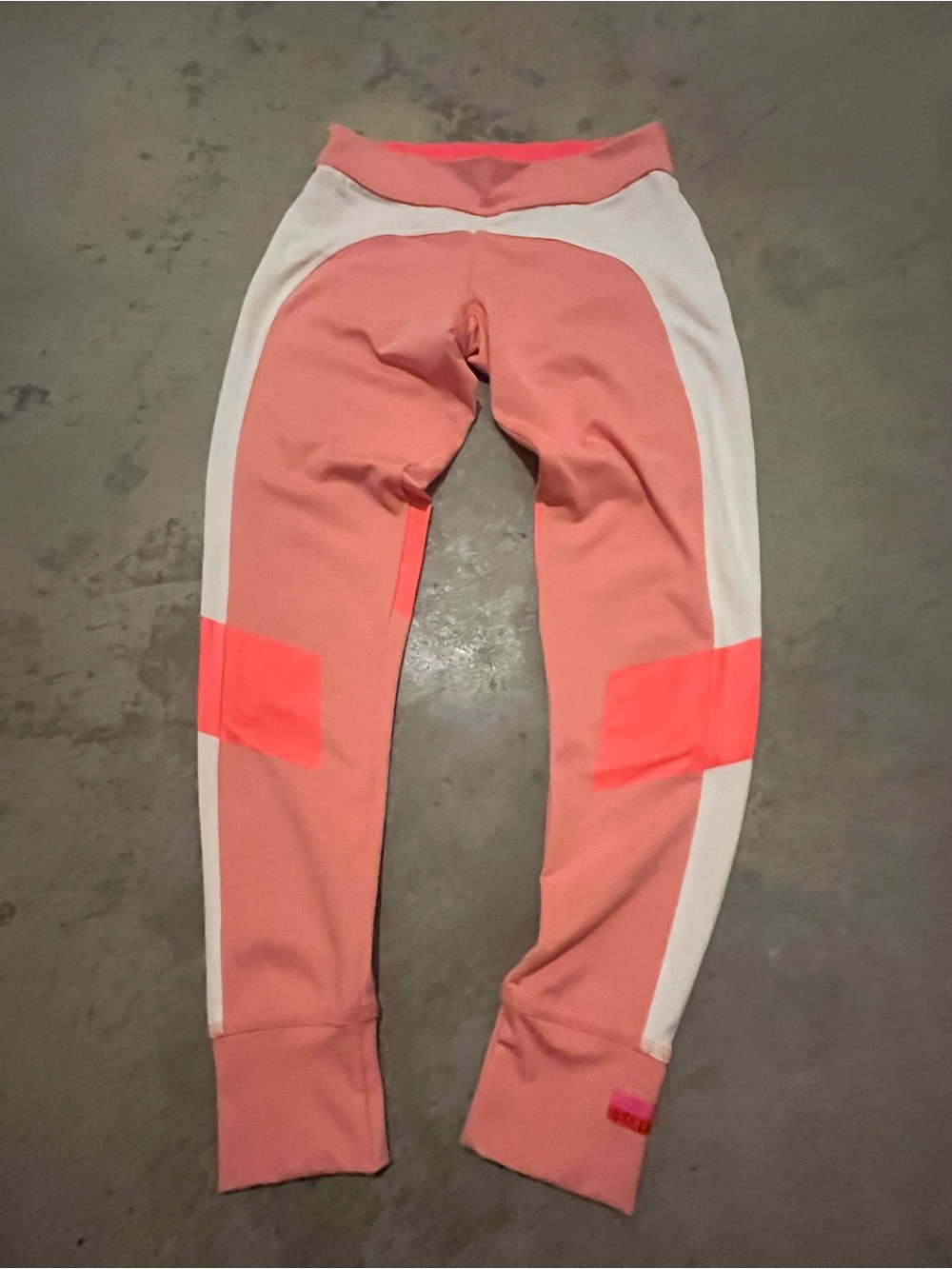 Stella McCartney for Adidas Pink Colorblock Active Leggings